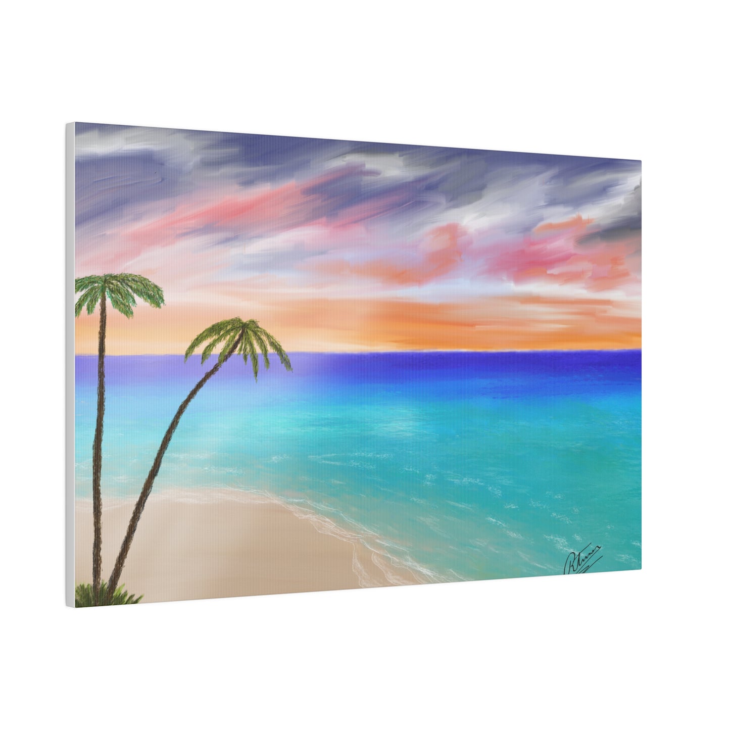 Tropical Haven Matte Canvas, Stretched, 0.75"