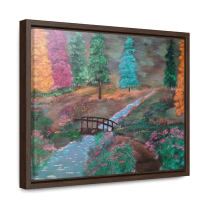 The Lighted Forest - Gallery Canvas Wraps, Horizontal Frame