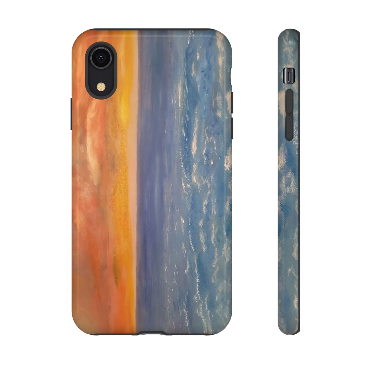 Artistic Ocean Sunset Phone Case - Tough and Stylish Protection