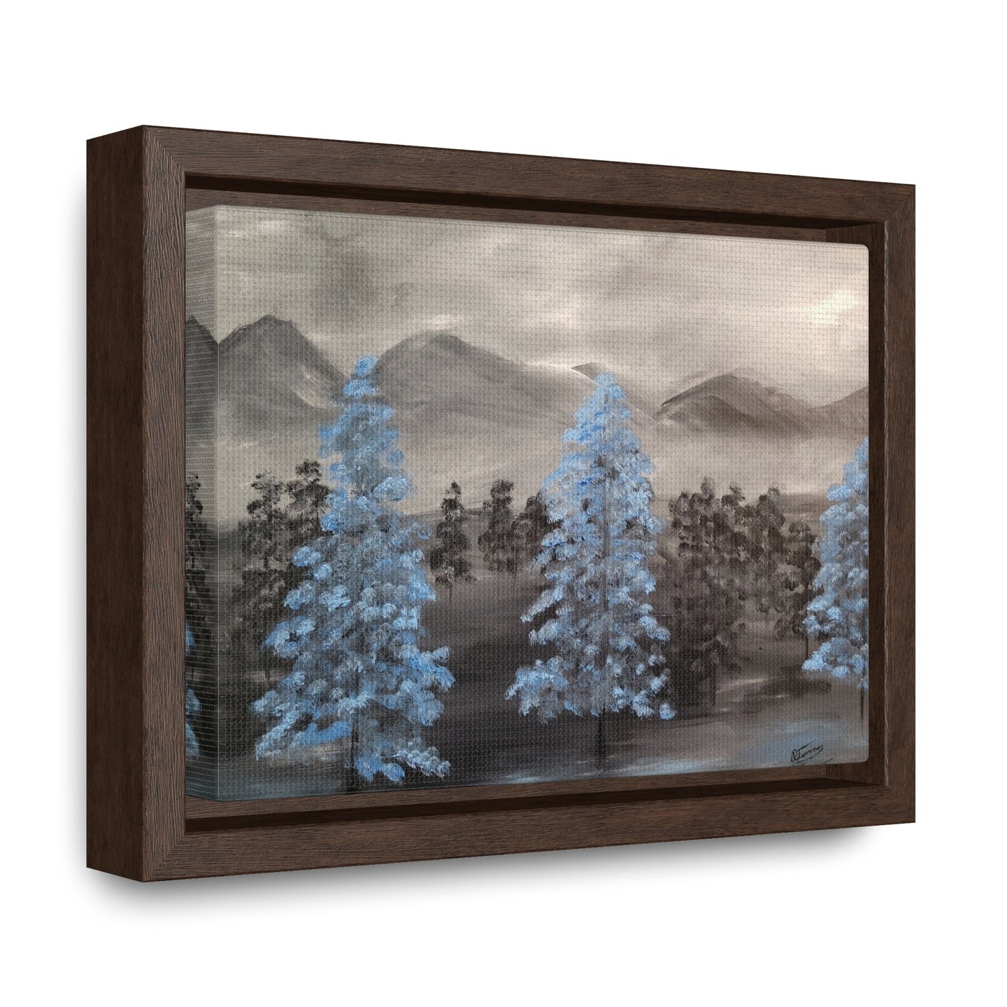 Valley Of Trees - Gallery Canvas Wraps, Horizontal Frame