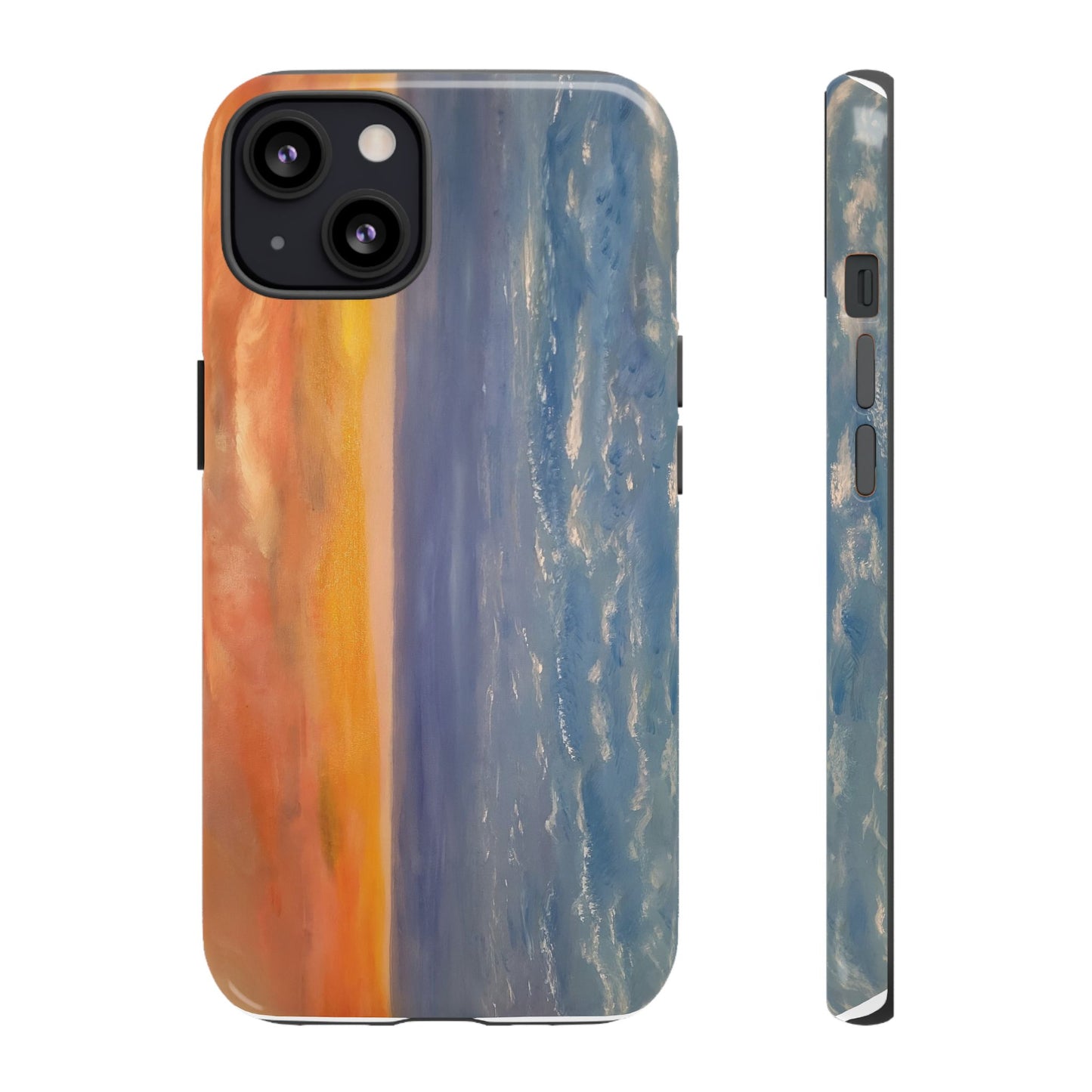 Artistic Ocean Sunset Phone Case - Tough and Stylish Protection