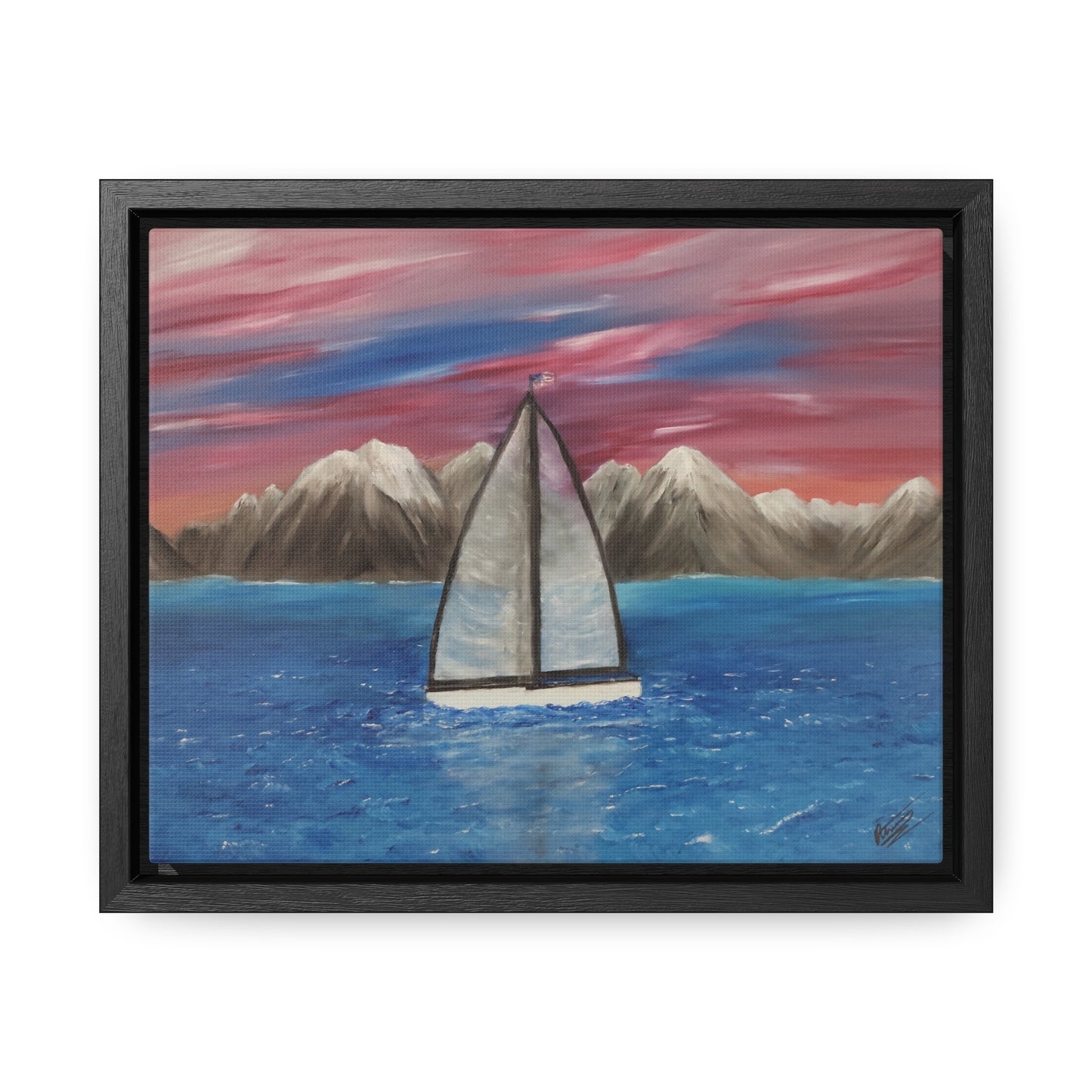 Transparent Sail - Gallery Canvas Wraps, Horizontal Frame