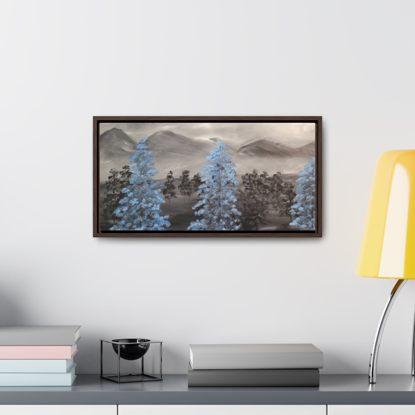 Valley Of Trees - Gallery Canvas Wraps, Horizontal Frame