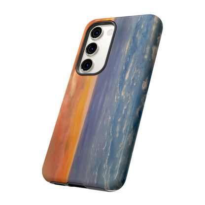 Artistic Ocean Sunset Phone Case - Tough and Stylish Protection