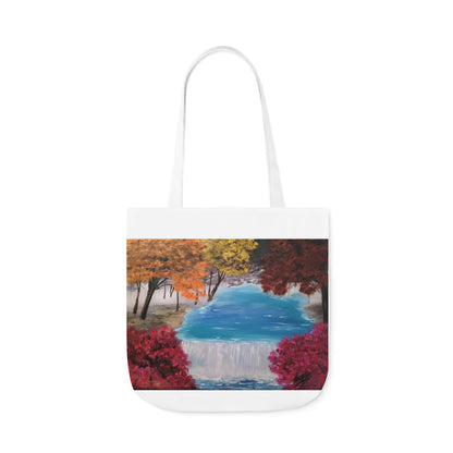 Canvas Tote Bag, Descending Waters Art