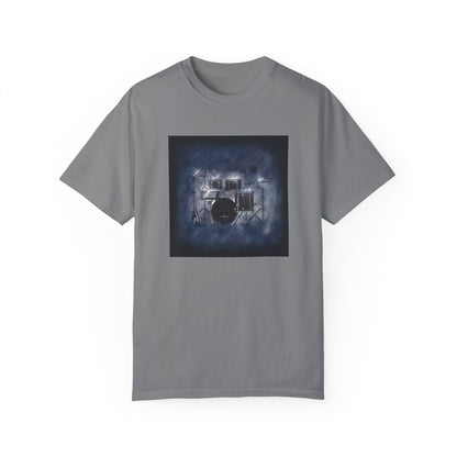 Music Drum Set T-Shirt - Unisex Garment-Dyed