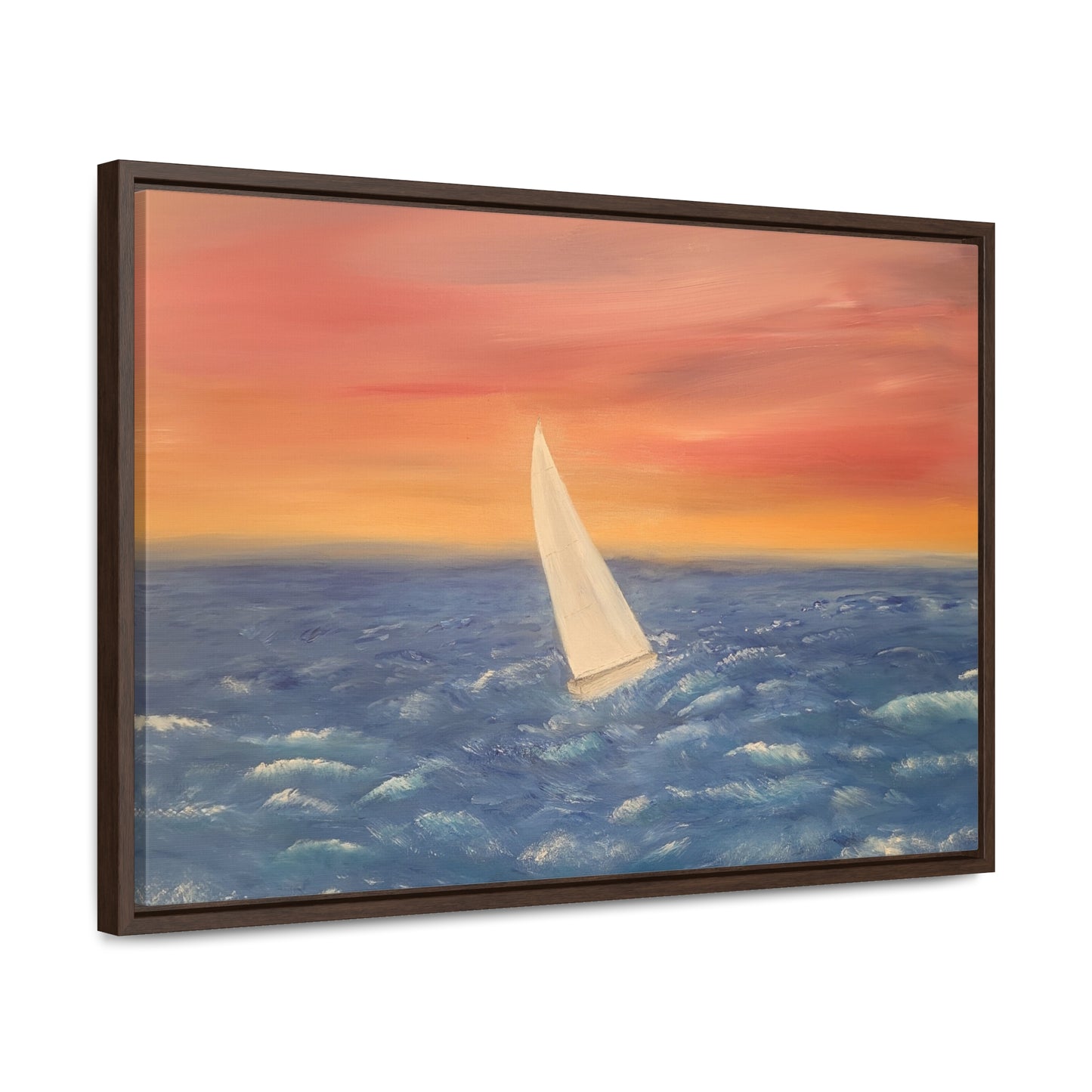 Sailing The Open Sea  - Gallery Canvas Wraps, Horizontal Frame