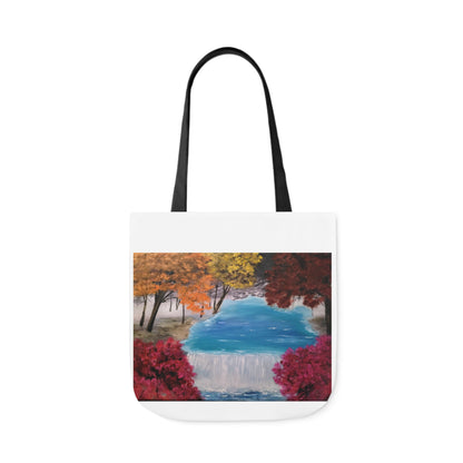 Canvas Tote Bag, Descending Waters Art