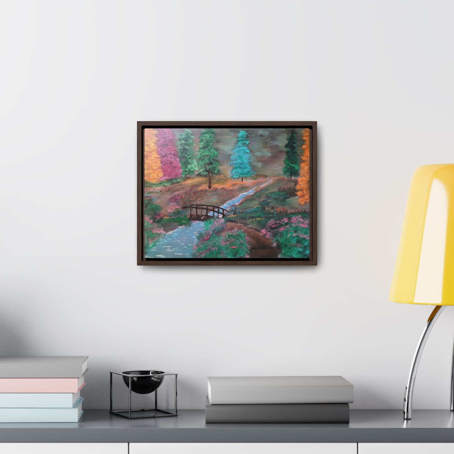 The Lighted Forest - Gallery Canvas Wraps, Horizontal Frame