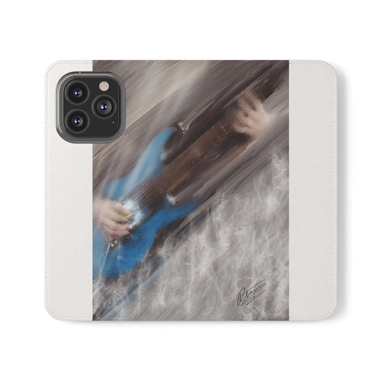 Phone Flip Cases Guitar Art