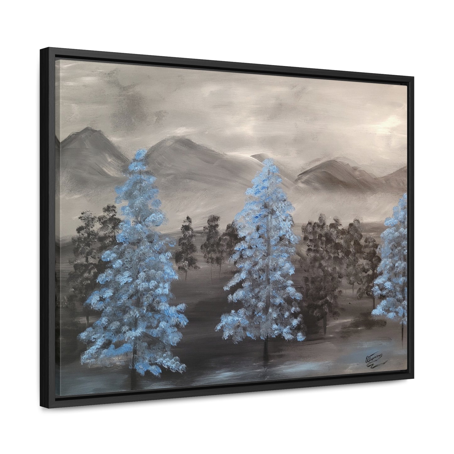 Valley Of Trees - Gallery Canvas Wraps, Horizontal Frame