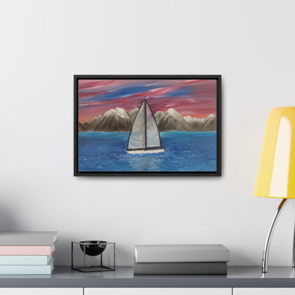 Transparent Sail - Gallery Canvas Wraps, Horizontal Frame