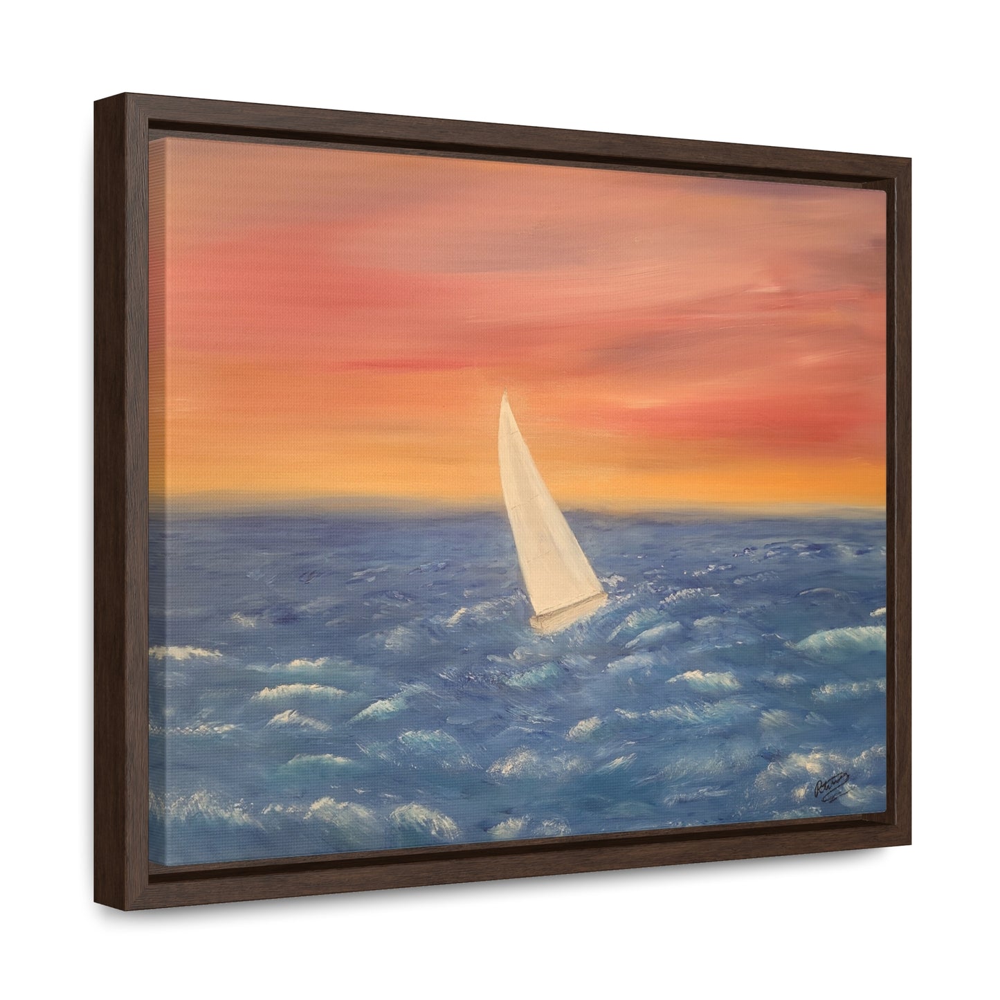 Sailing The Open Sea  - Gallery Canvas Wraps, Horizontal Frame