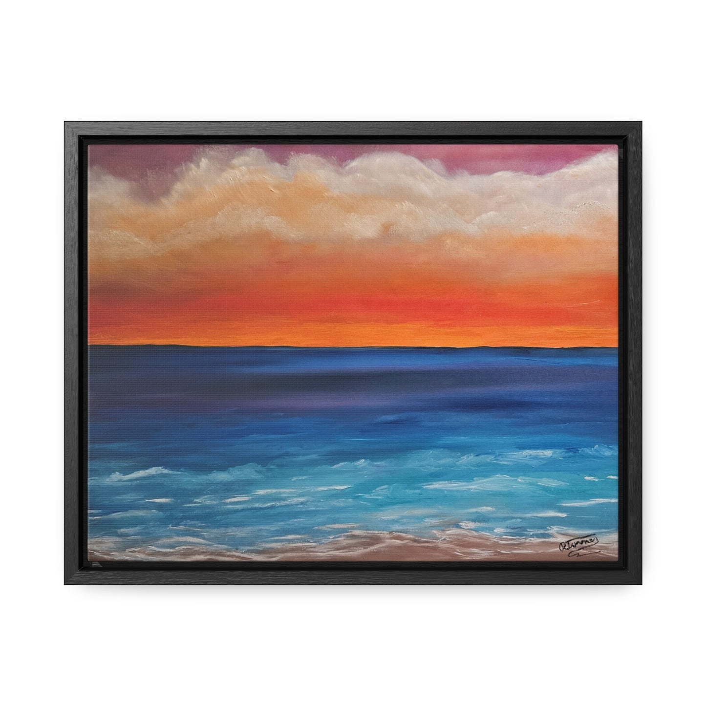 Coastal Paradise Canvas Wraps Seascape Artwork