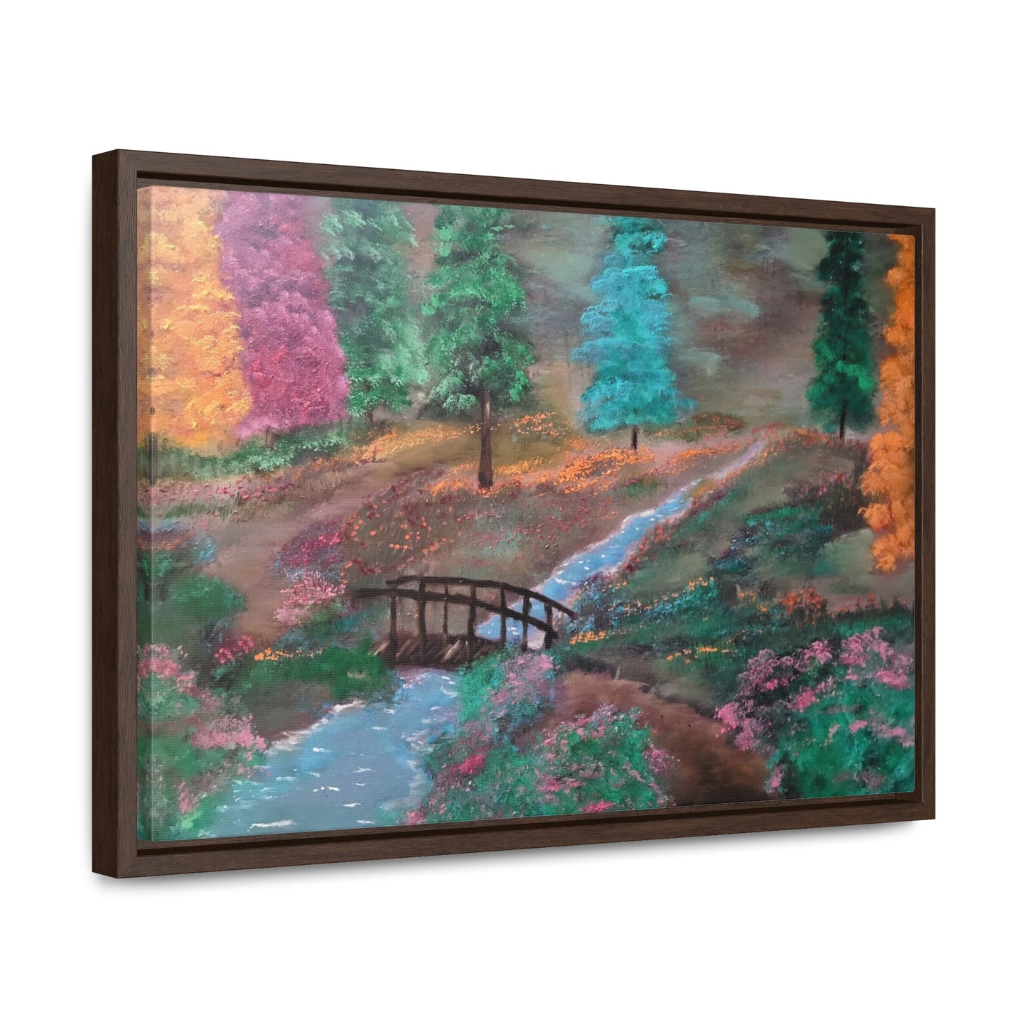 The Lighted Forest - Gallery Canvas Wraps, Horizontal Frame