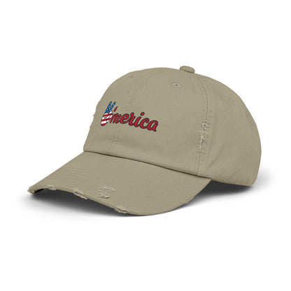 Distressed Cap America