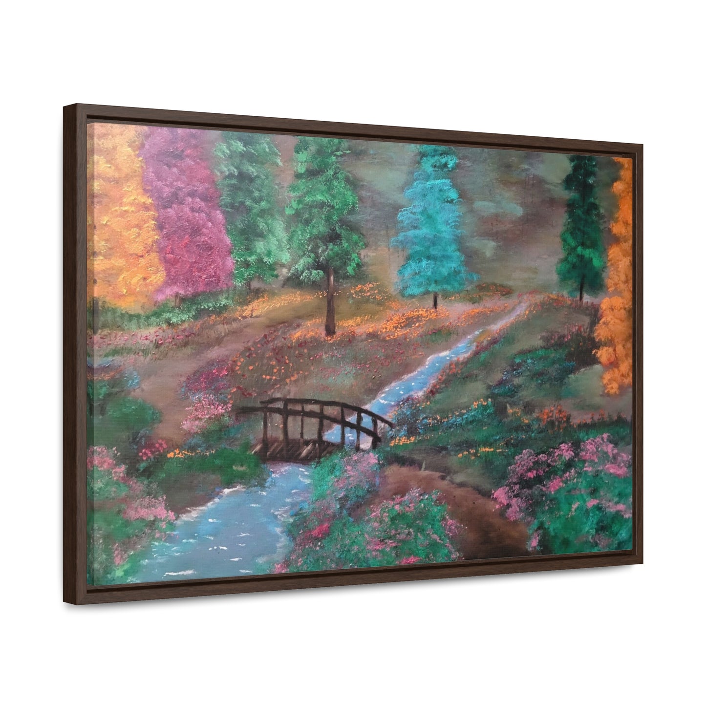 The Lighted Forest - Gallery Canvas Wraps, Horizontal Frame