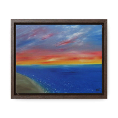 Coastal Sunset - Gallery Canvas Wraps, Horizontal Frame