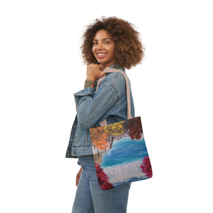 Canvas Tote Bag, Descending Waters Art