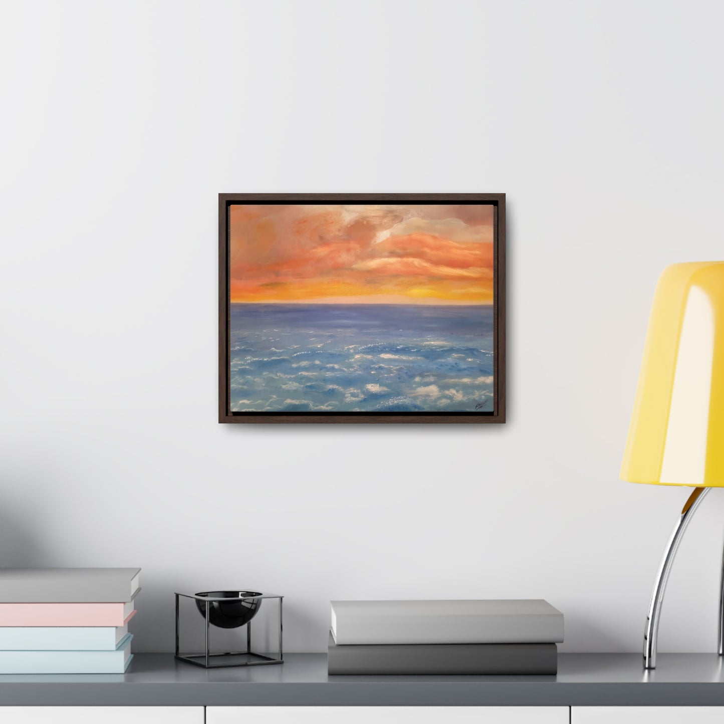 Troubled Sea - Gallery Canvas Wraps, Horizontal Frame