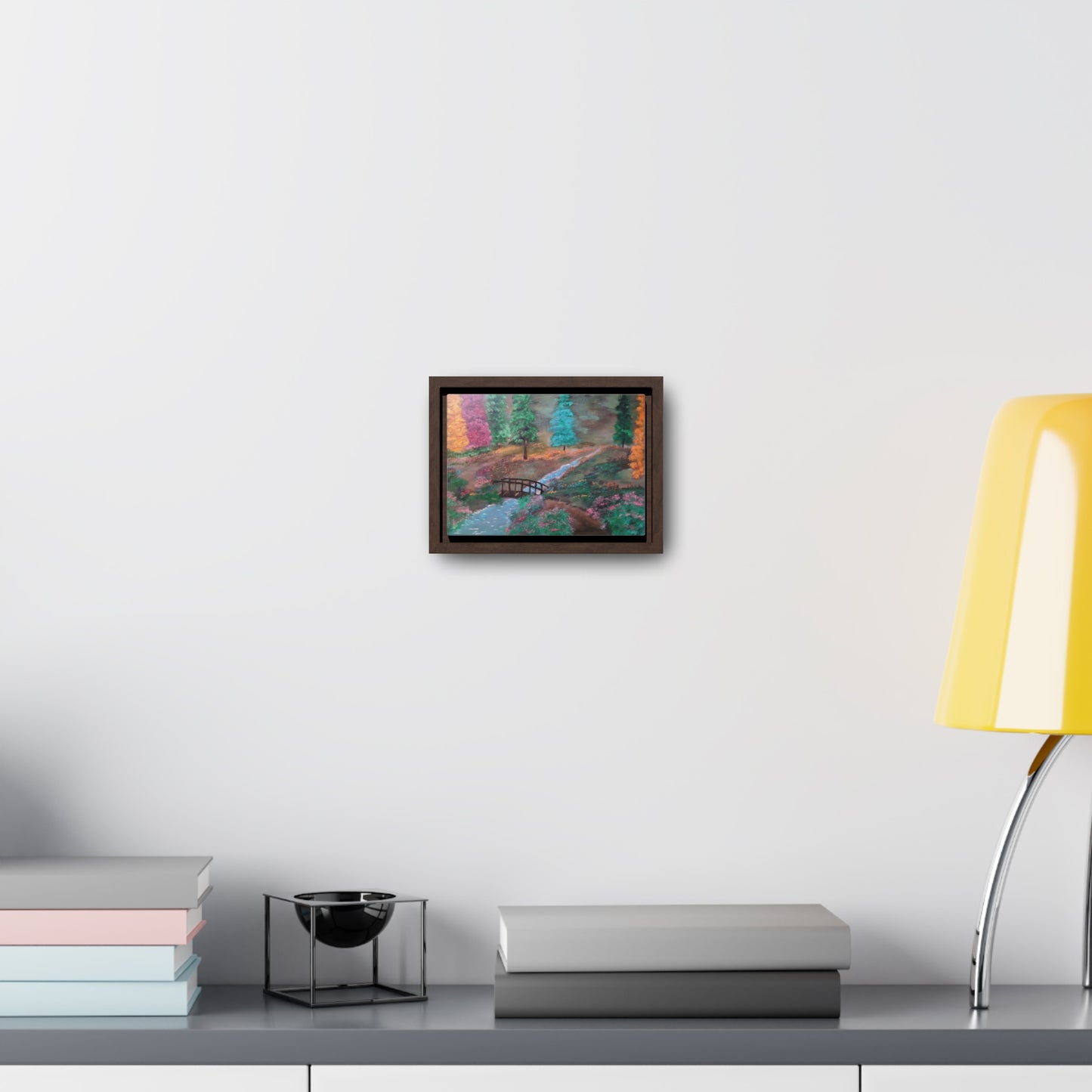 The Lighted Forest - Gallery Canvas Wraps, Horizontal Frame