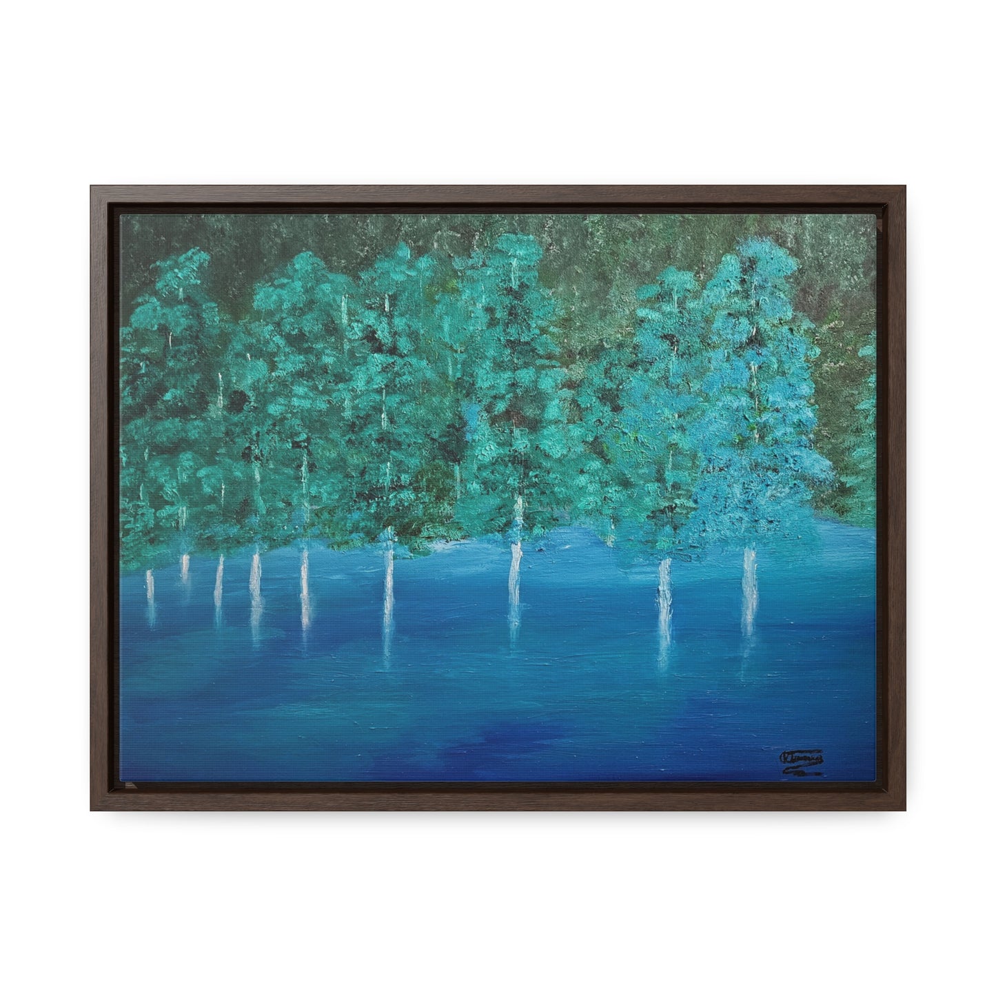 Emerald Cove  - Gallery Canvas Wraps, Horizontal Frame