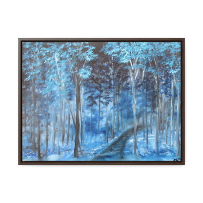 Blue Mist Forest - Gallery Canvas Wraps, Horizontal Frame