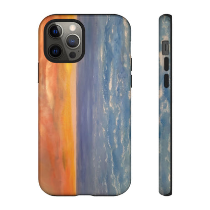 Artistic Ocean Sunset Phone Case - Tough and Stylish Protection