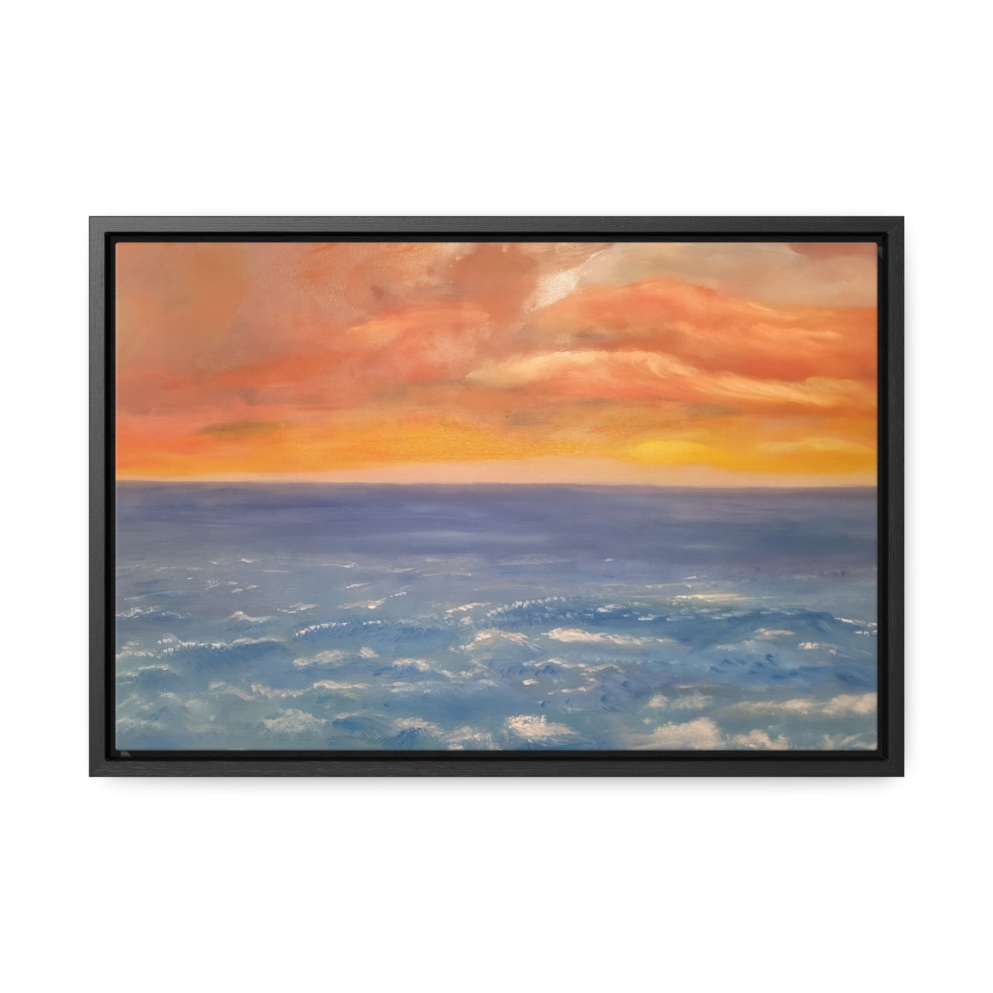 Troubled Sea - Gallery Canvas Wraps, Horizontal Frame