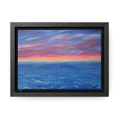 High Seas Sunset - Gallery Canvas Wraps, Horizontal Frame