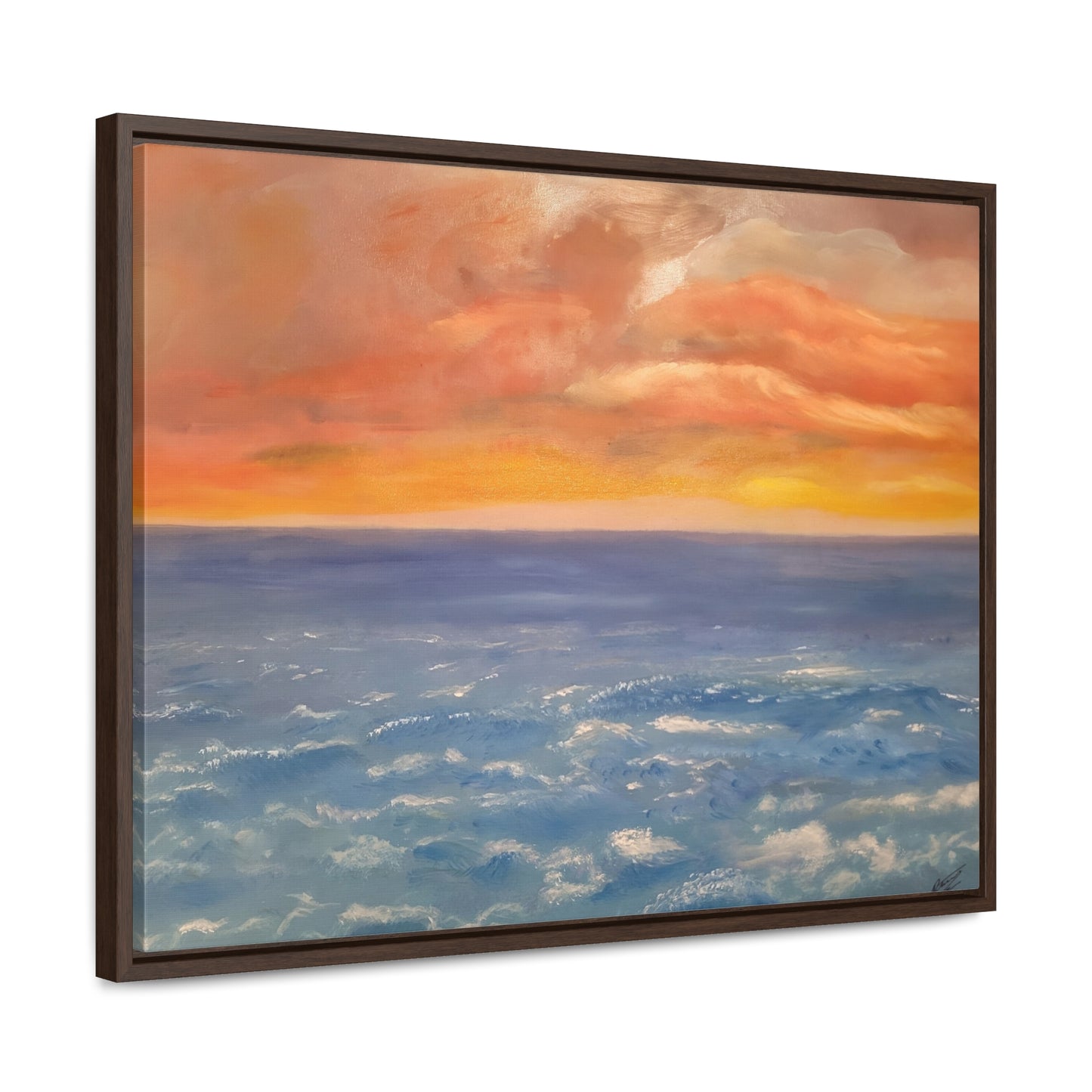 Troubled Sea - Gallery Canvas Wraps, Horizontal Frame