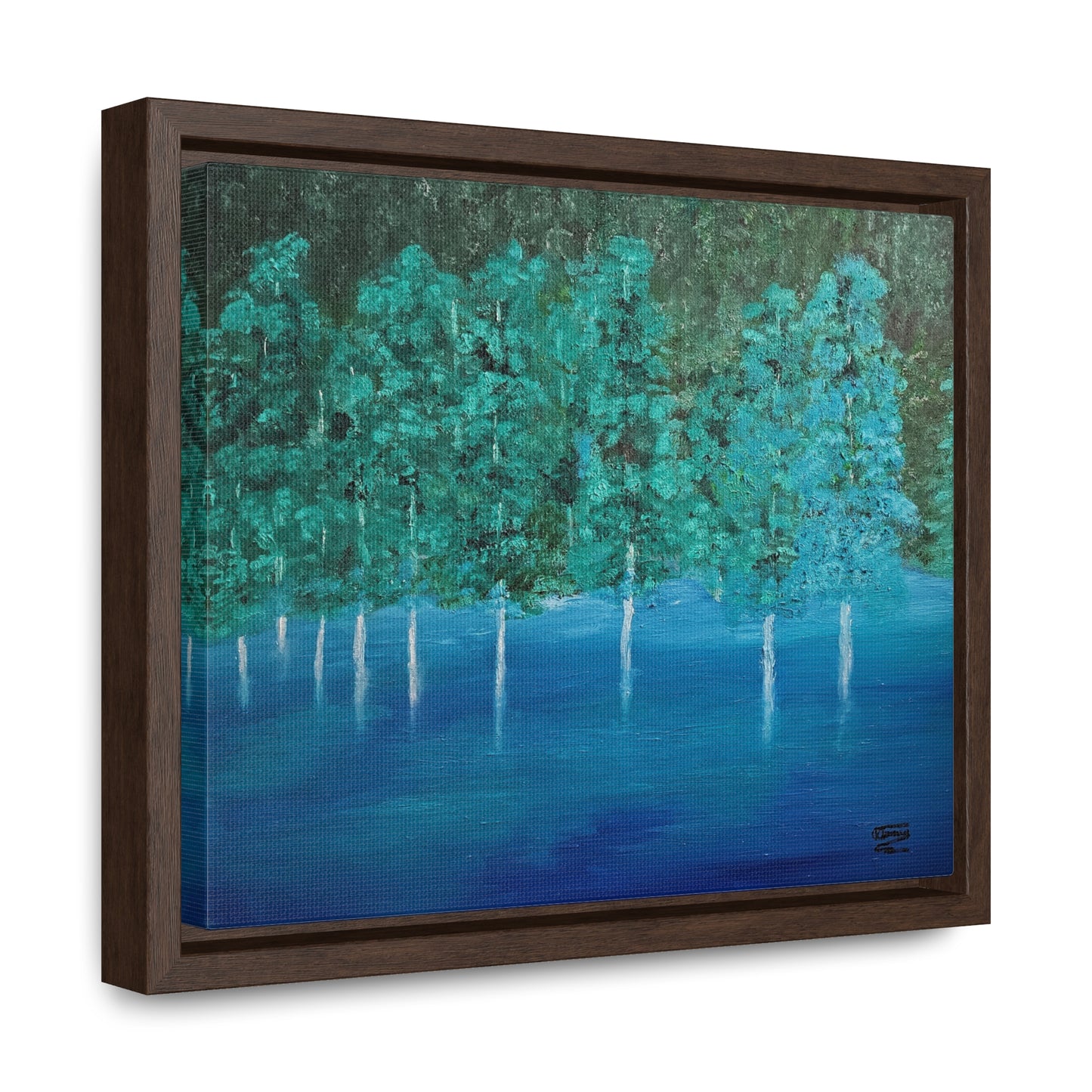 Emerald Cove  - Gallery Canvas Wraps, Horizontal Frame