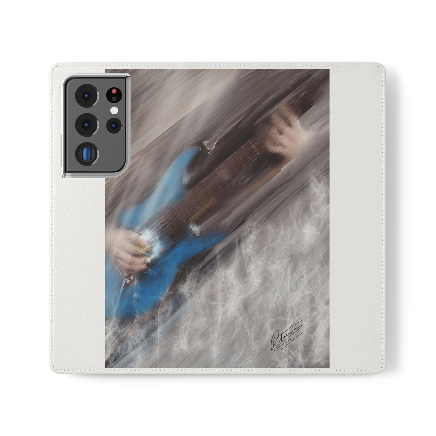 Phone Flip Cases Guitar Art