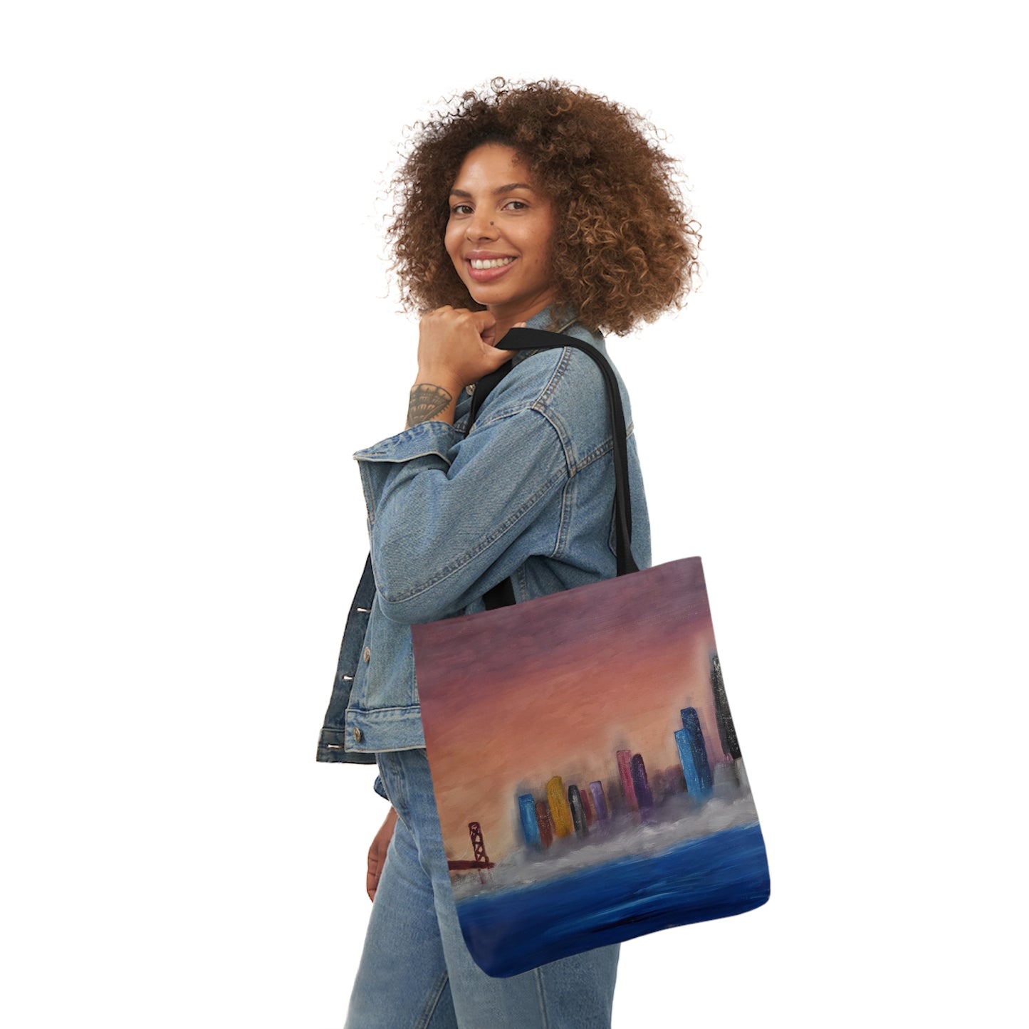 Canvas Tote Bag, San Francisco Bay Art