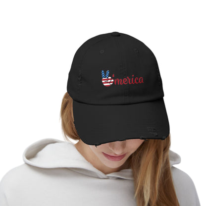 Distressed Cap America