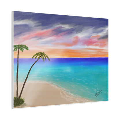 Tropical Haven Matte Canvas, Stretched, 0.75"