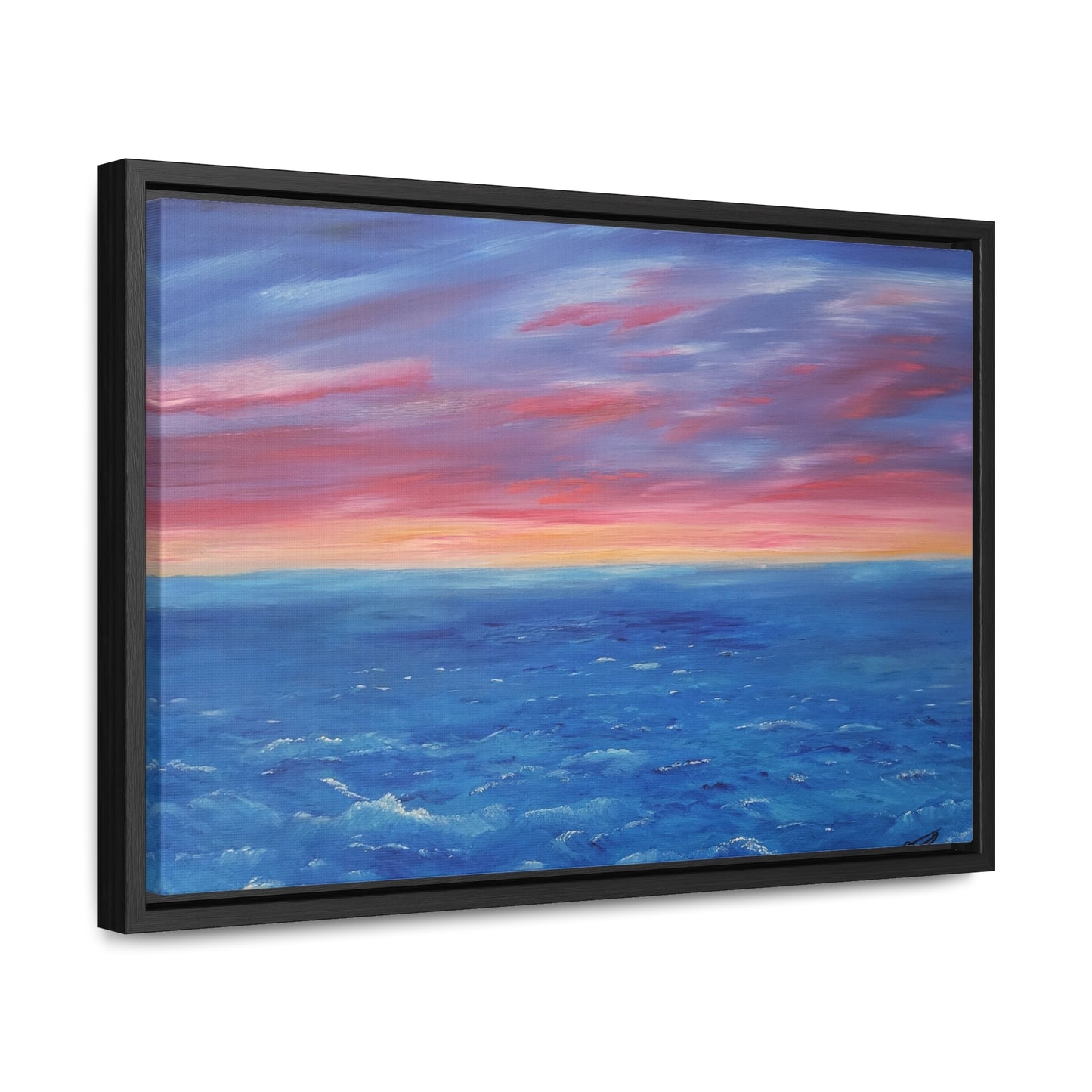 High Seas Sunset - Gallery Canvas Wraps, Horizontal Frame