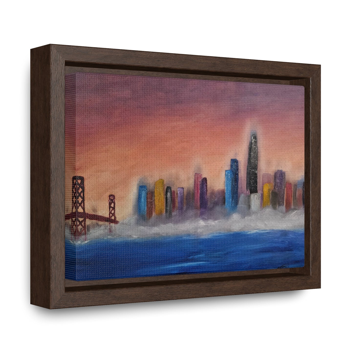 San Francisco Bay - Gallery Canvas Wraps, Horizontal Frame