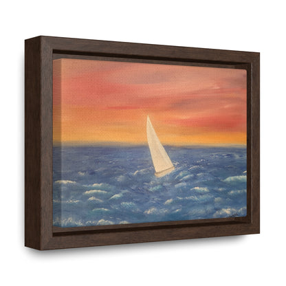 Sailing The Open Sea  - Gallery Canvas Wraps, Horizontal Frame