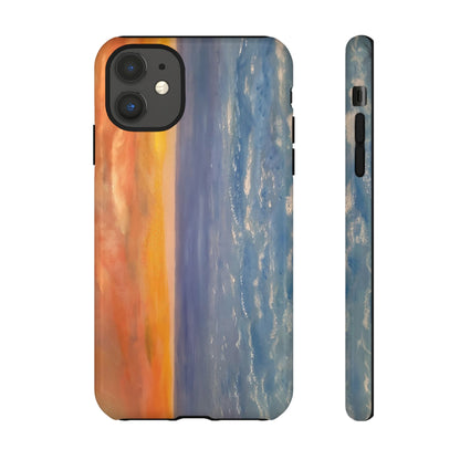 Artistic Ocean Sunset Phone Case - Tough and Stylish Protection