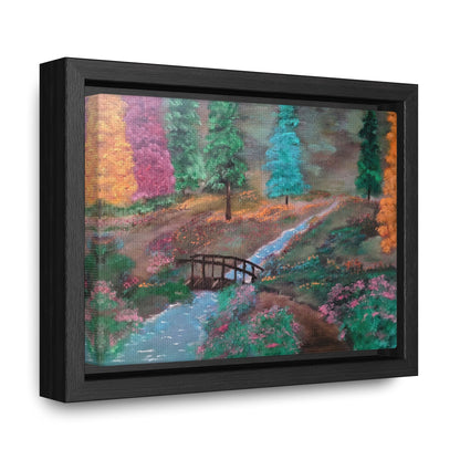 The Lighted Forest - Gallery Canvas Wraps, Horizontal Frame