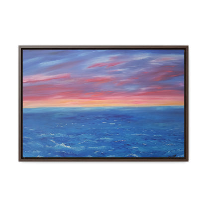 High Seas Sunset - Gallery Canvas Wraps, Horizontal Frame