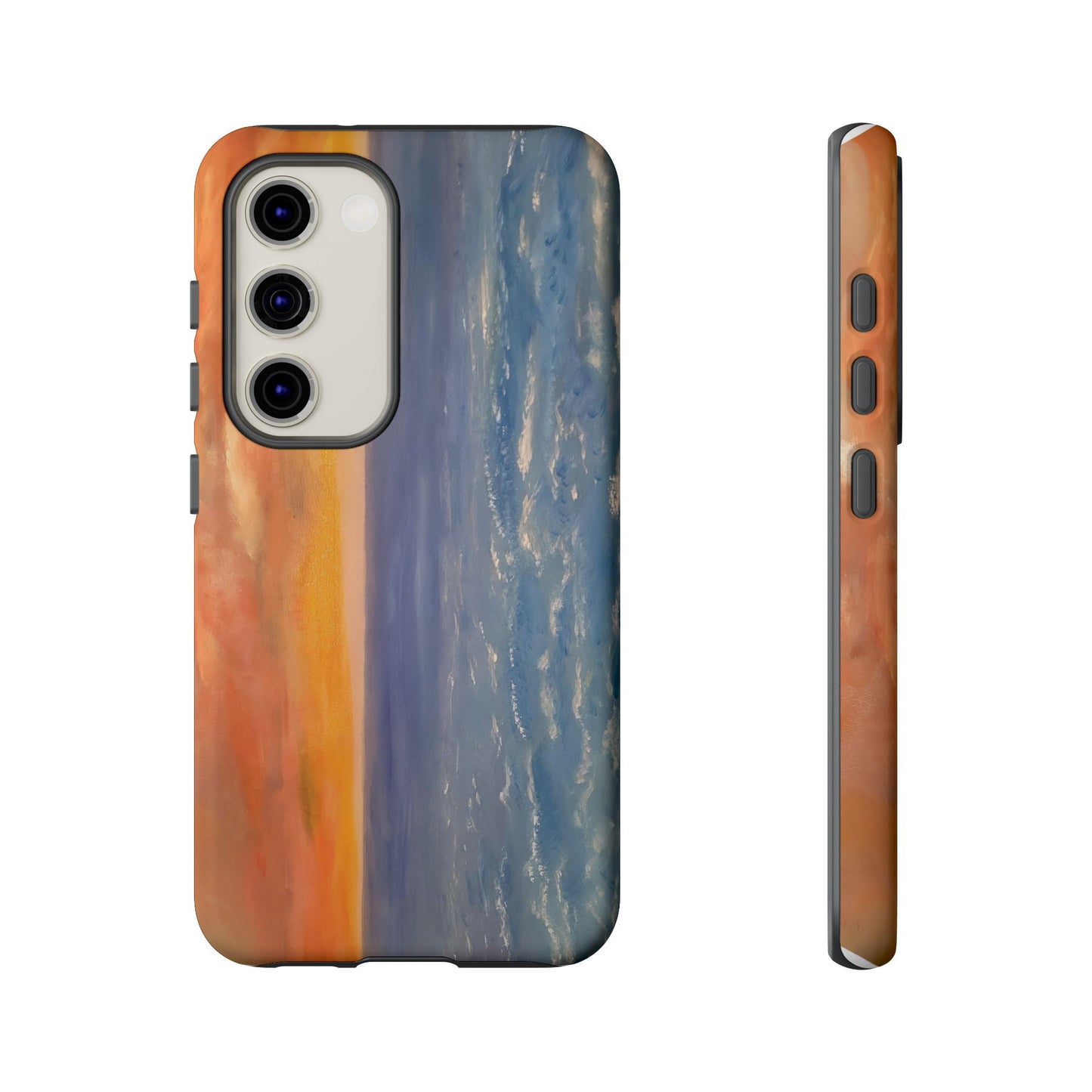 Artistic Ocean Sunset Phone Case - Tough and Stylish Protection