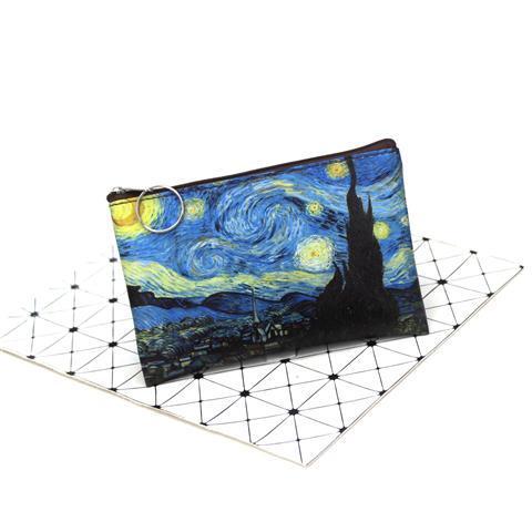 Coin Purse Oil Painting Coin Bag Small Square Bag