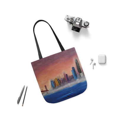 Canvas Tote Bag, San Francisco Bay Art