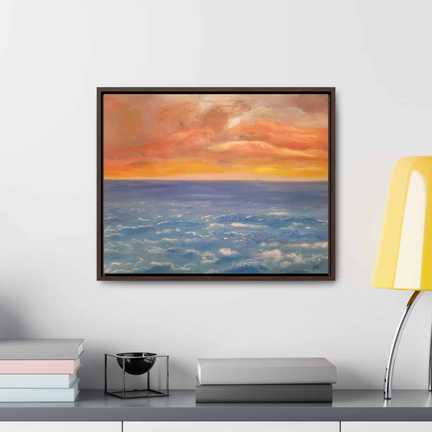 Troubled Sea - Gallery Canvas Wraps, Horizontal Frame