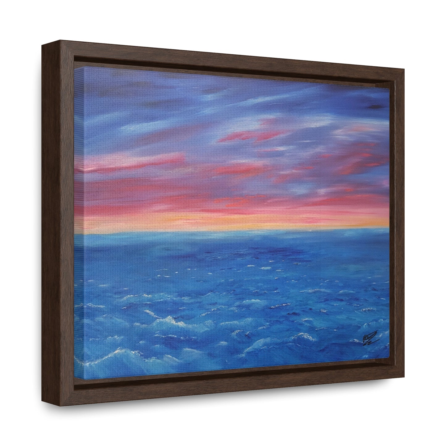 High Seas Sunset - Gallery Canvas Wraps, Horizontal Frame