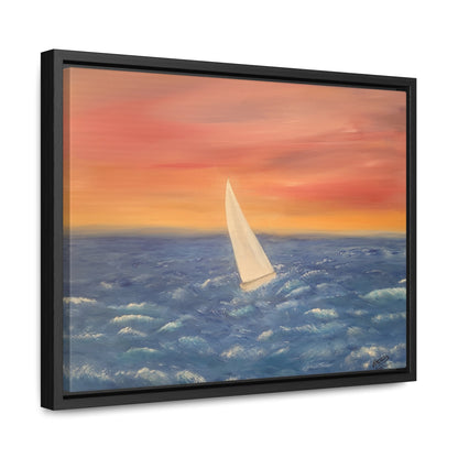 Sailing The Open Sea  - Gallery Canvas Wraps, Horizontal Frame