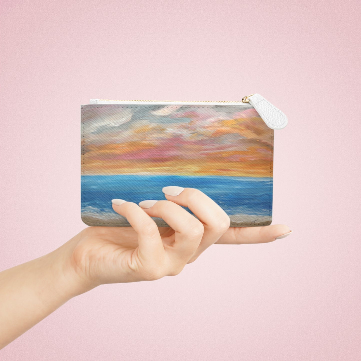 Mini Clutch Bag - Sunset Surfer