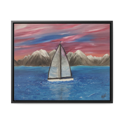 Transparent Sail - Gallery Canvas Wraps, Horizontal Frame